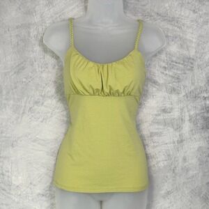 Y2k INC Babydoll Tank top Womens sz L Cami Pistachio Milkmaid forest Fairy